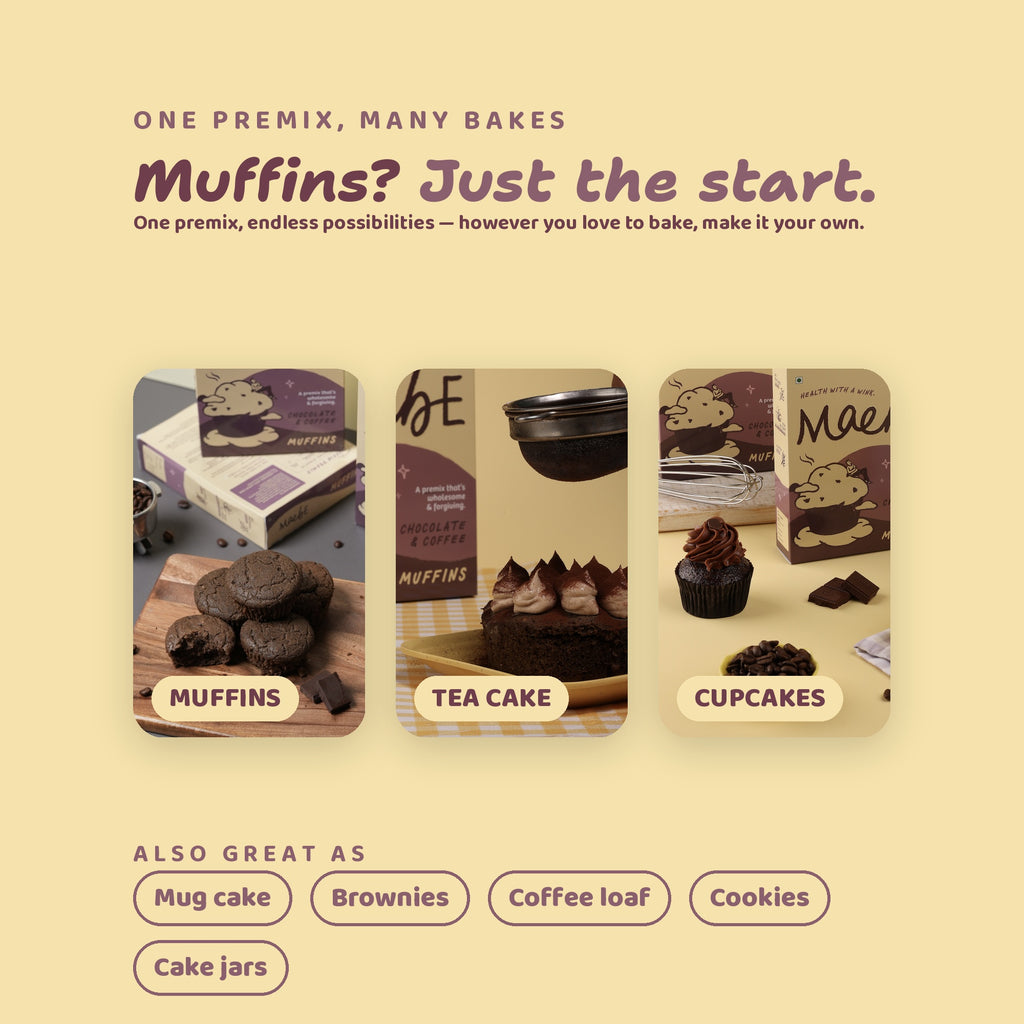 Two Flavours. Endless Baking Possibilities
